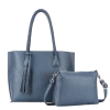 2pc Tassel Tote with Crossbody