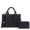 2pc Medium Tote Bag with Wallet *PU Leather*