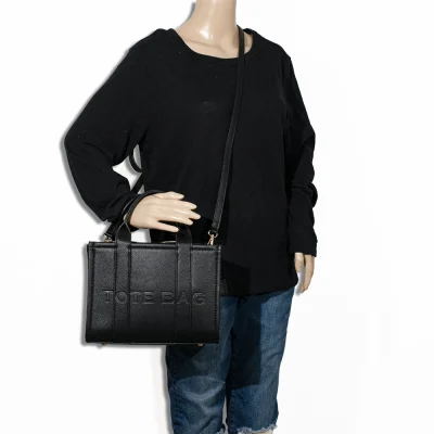 2pc Medium Tote Bag with Wallet *PU Leather*
