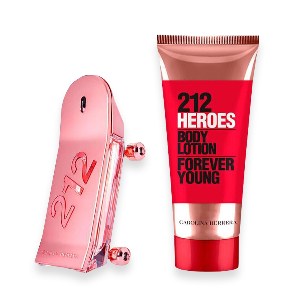 212 Vip Heroes Forever Young by Carolina Herrera 2.7 oz. Gift Set