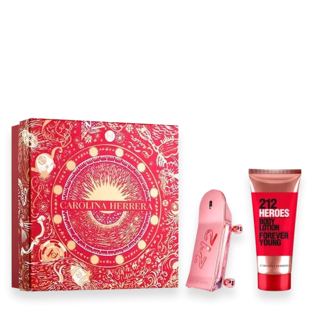 212 Vip Heroes Forever Young by Carolina Herrera 2.7 oz. Gift Set