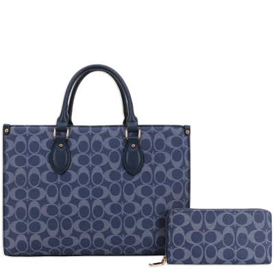 2pc Half Moon Satchel with Wallet