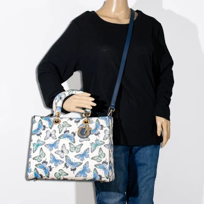 2pc Butterfly Bag with Wallet