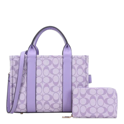 2pc Half Moon Tote Bag with Wallet