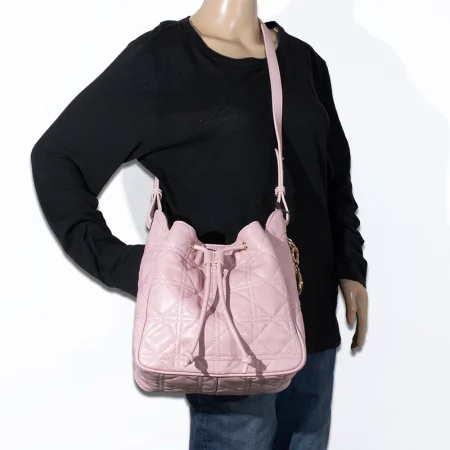 2pc Quilted Bucket with Wallet