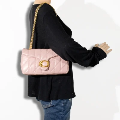 2pc Half Moon Quilted Crossbody with Wallet
