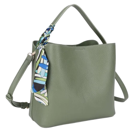 Hobo Crossbody with Scarf