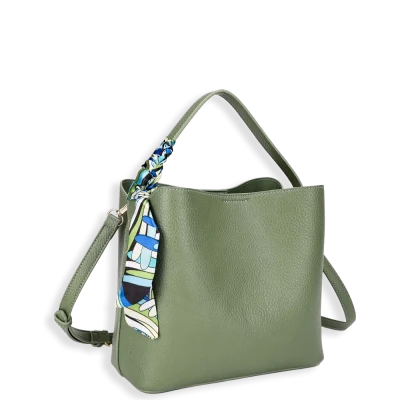 Hobo Crossbody with Scarf