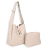 2pc Hobo Shoulder Bag with Makeup Bag