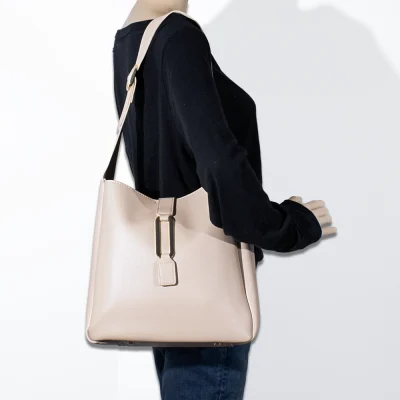 2pc Hobo Shoulder Bag with Makeup Bag