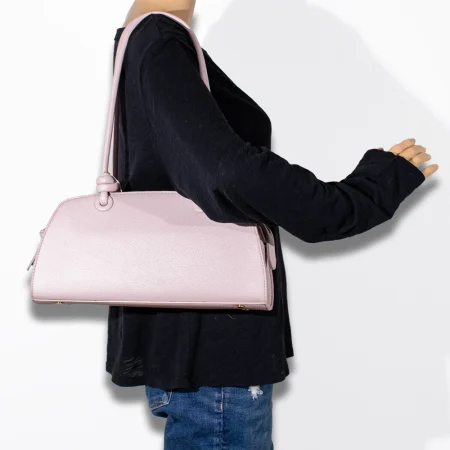 Knotted Top Handle Shoulder Bag
