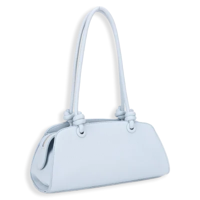 Knotted Top Handle Shoulder Bag