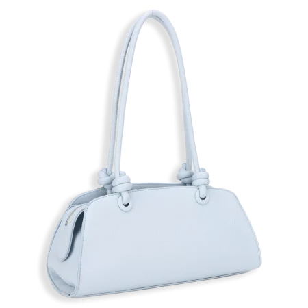 Knotted Top Handle Shoulder Bag