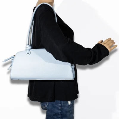 Knotted Top Handle Shoulder Bag