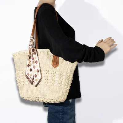 Straw Hobo Bag