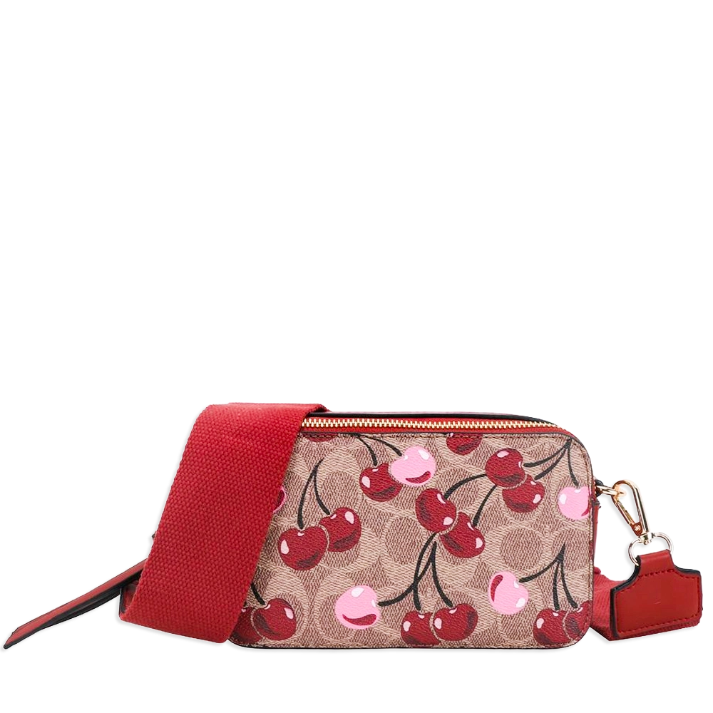 Cherry Half Moon Crossbody
