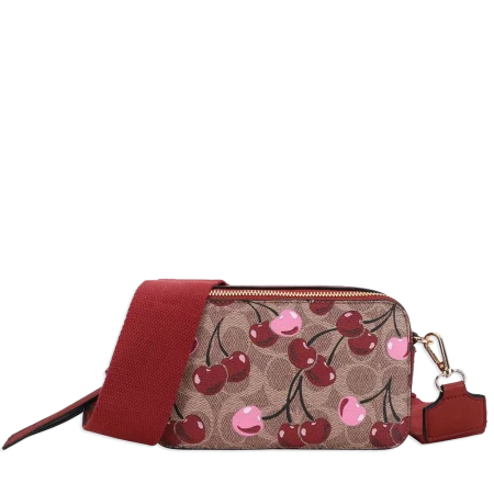 Cherry Half Moon Crossbody