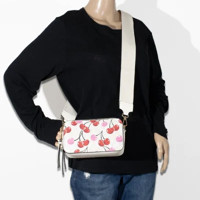 Cherry Half Moon Crossbody