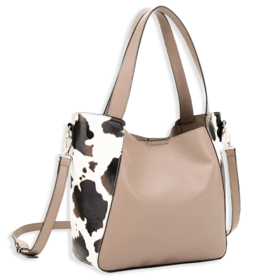 Cow Print Tote