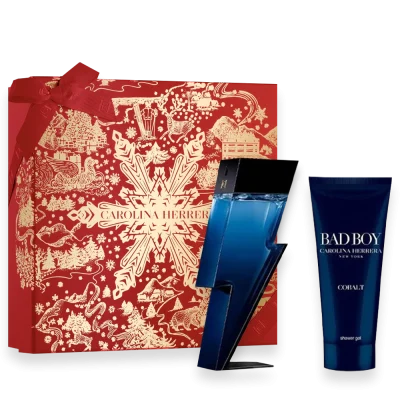 Bad Boy Cobalt by Carolina Herrera 3.4 oz. Gift Set