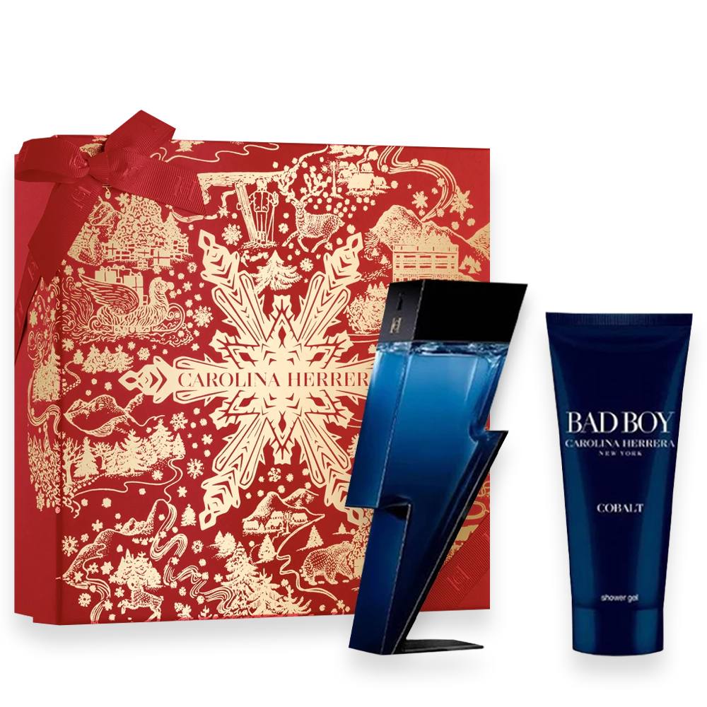 Bad Boy Cobalt by Carolina Herrera 3.4 oz. Gift Set