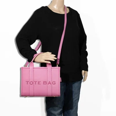 2pc The Medium Tote Bag with Wallet *PU Leather*