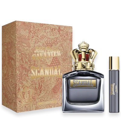 Scandal Pour Homme by Jean Paul Gaultier 3.4 oz. Travel Set