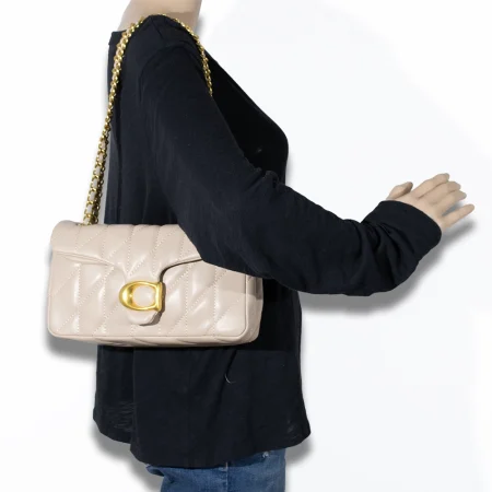 2pc Half Moon Quilted Crossbody with Wallet