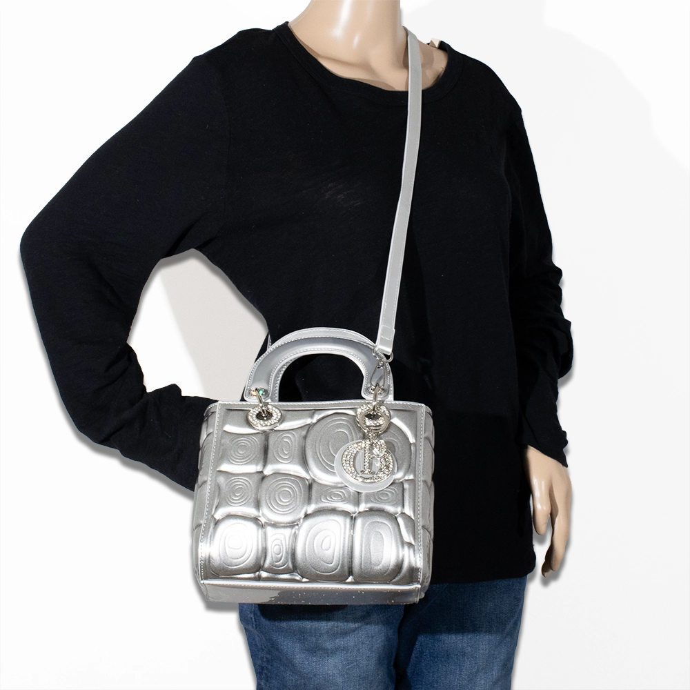 2pc Patent Leather Bag with Wallet