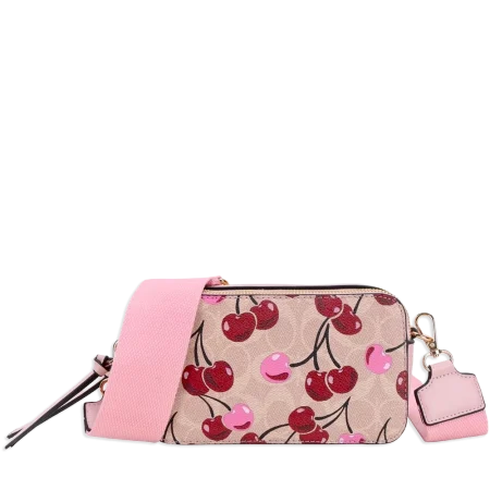 Cherry Half Moon Crossbody