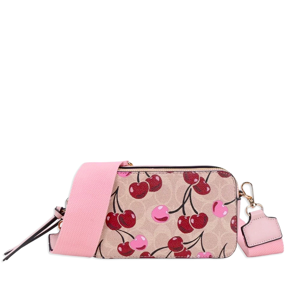 Cherry Half Moon Crossbody