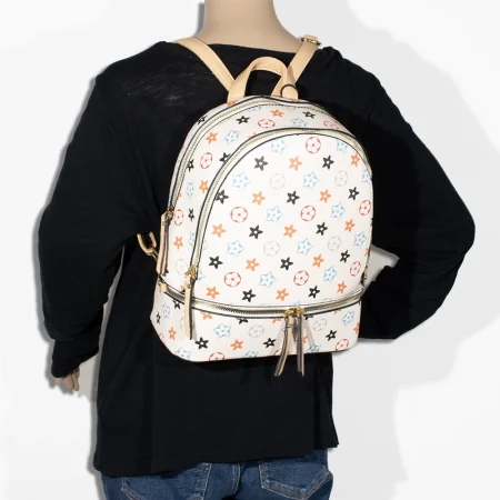 2pc Flowers Backpack with Wallet