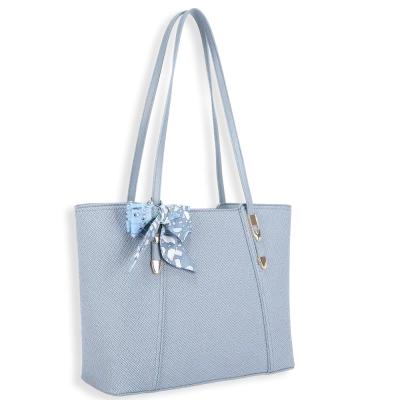 Scarf-Tied Tote