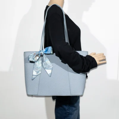 Scarf-Tied Tote