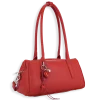 Top Handle Shoulder Bag with Heart Charm