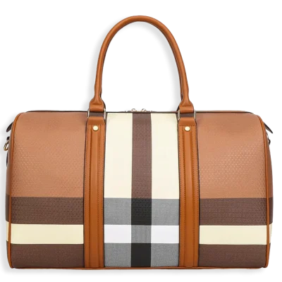 Plaid Duffle