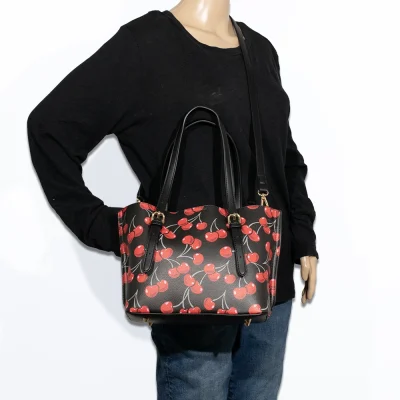 2pc Cherry Tote with Wallet