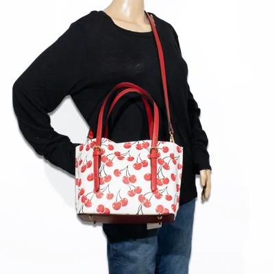 2pc Cherry Tote with Wallet