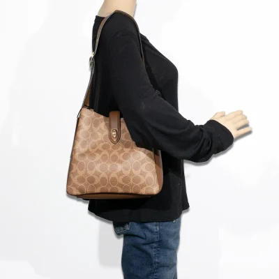 2pc Half Moon Shoulder-Crossbody with Wallet