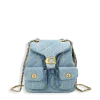 Half Moon Quilted Backpack