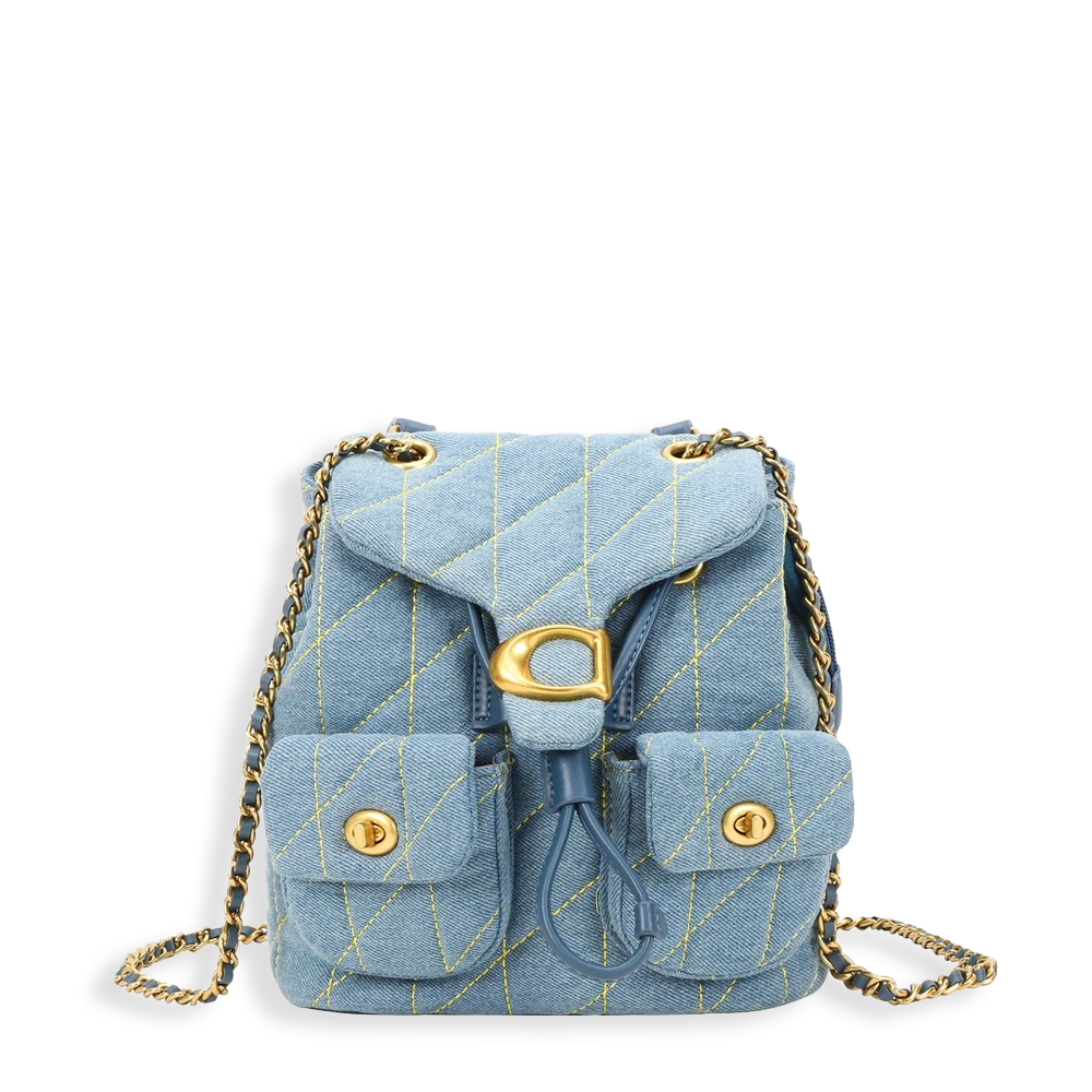 Half Moon Quilted Backpack