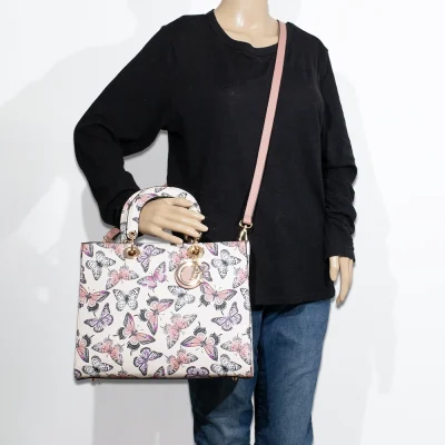 2pc Butterfly Bag with Wallet