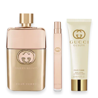 Gucci Guilty Pour Femme 3 oz. Gift Set