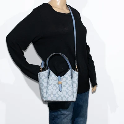 2pc Half Moon Button Strap with Wallet