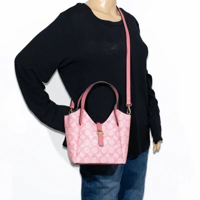 2pc Half Moon Button Strap with Wallet