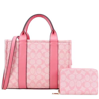 2pc Half Moon Tote Bag with Wallet