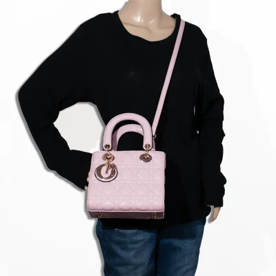 2pc Small Quilted Bag With Card Holder