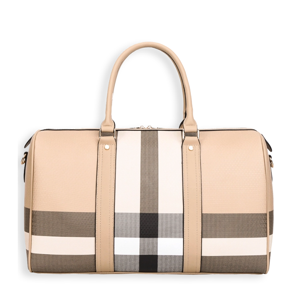 Plaid Duffle