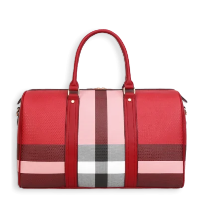 Plaid Duffle