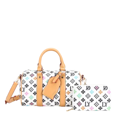 Small Flower Doctor Bag with Wallet